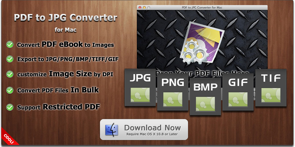 PDF To JPG Converter for Mac
